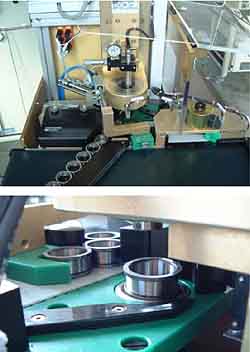Automatische Rissprüfung von Lagerringen am Innendurchmesser